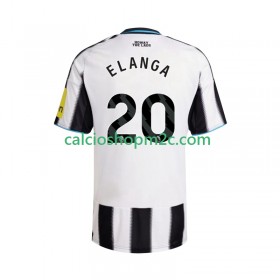 Newcastle United Elanga 20 Maglia Prima 2025/2026 Manica Corta